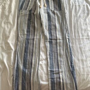 April Kiss linen beach pants